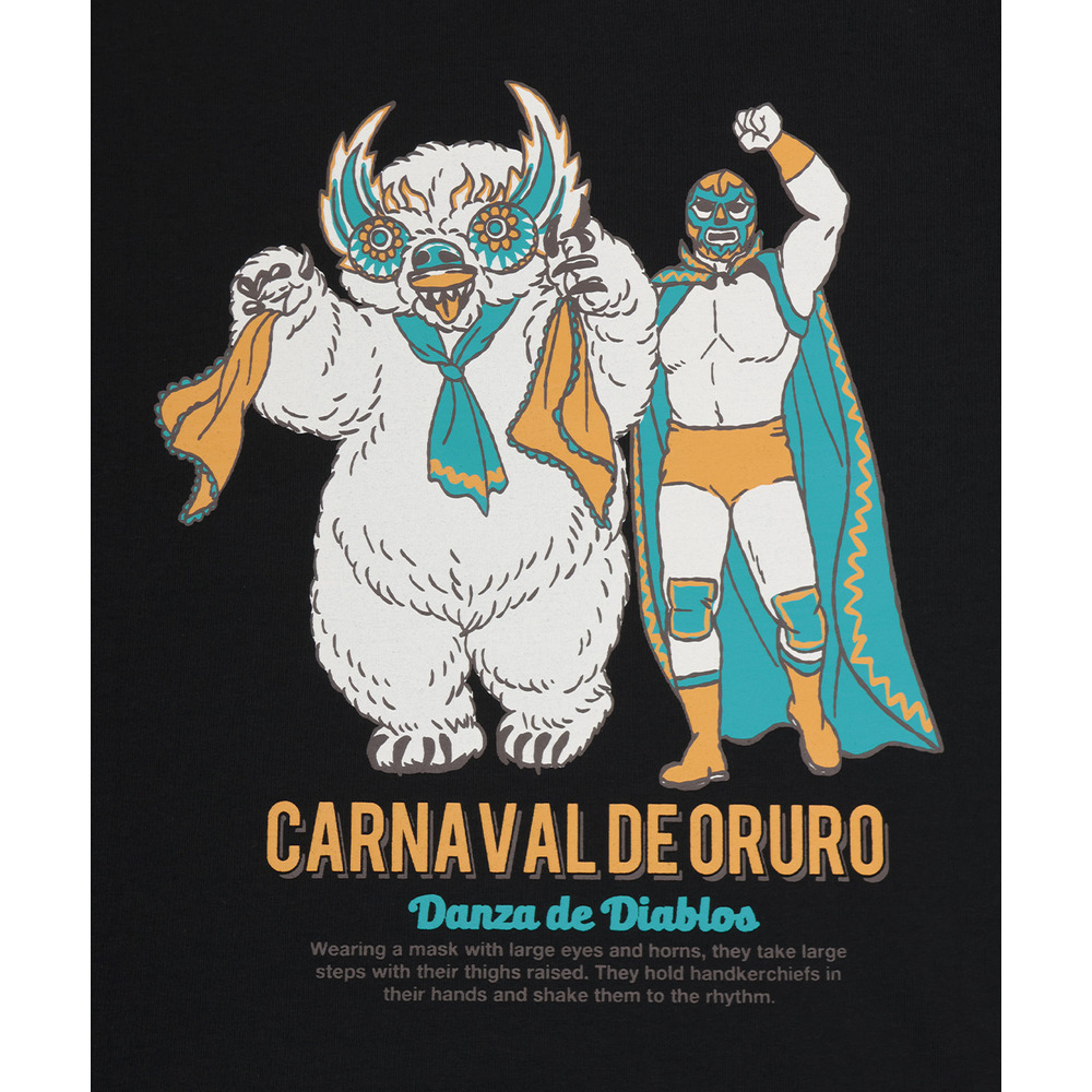 オルロのカーニバルプリントTシャツ16