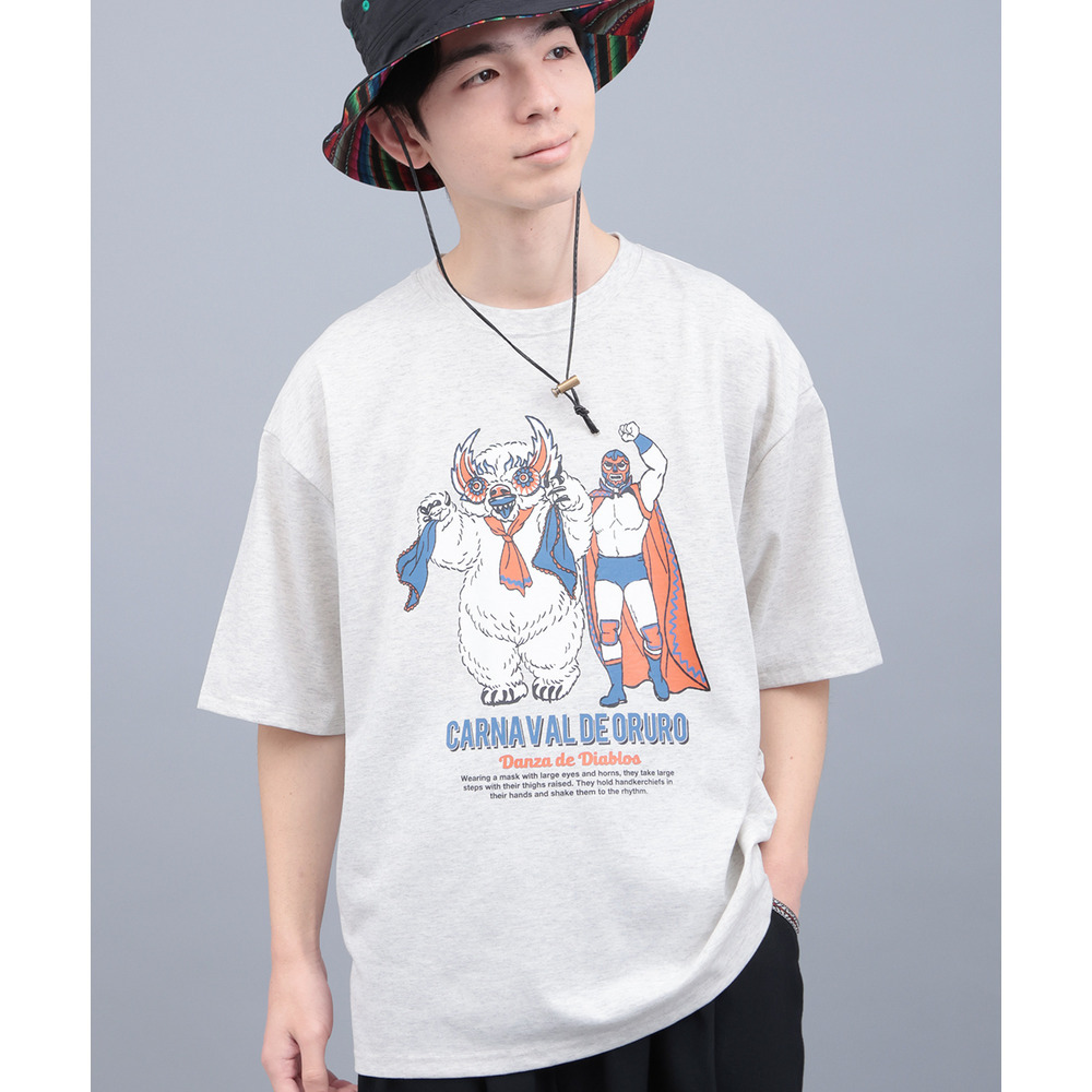 オルロのカーニバルプリントTシャツ2