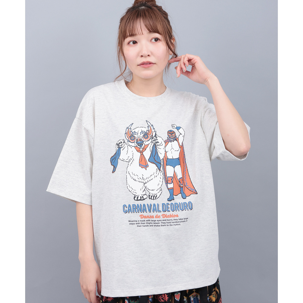 オルロのカーニバルプリントTシャツ4