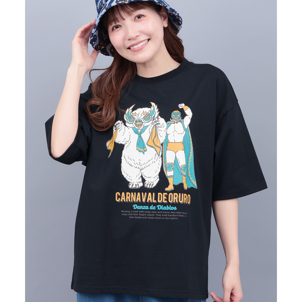 オルロのカーニバルプリントTシャツ1