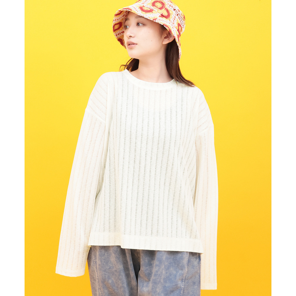 Orale! シアーロングスリーブTシャツ