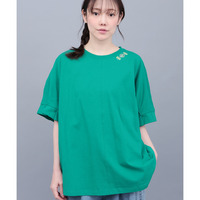 接触冷感袖タックドルマンTシャツ