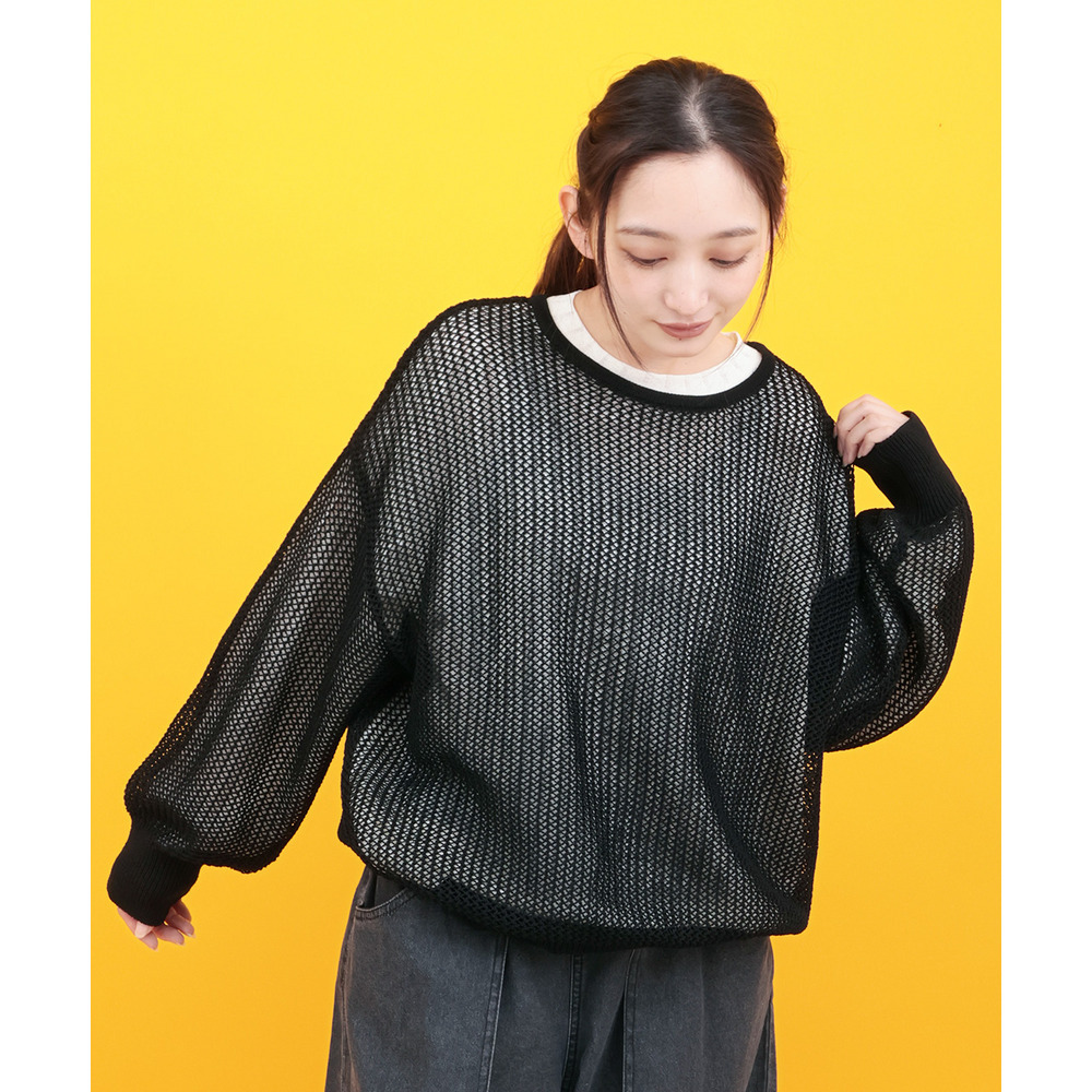 Orale! メッシュニットプルオーバー