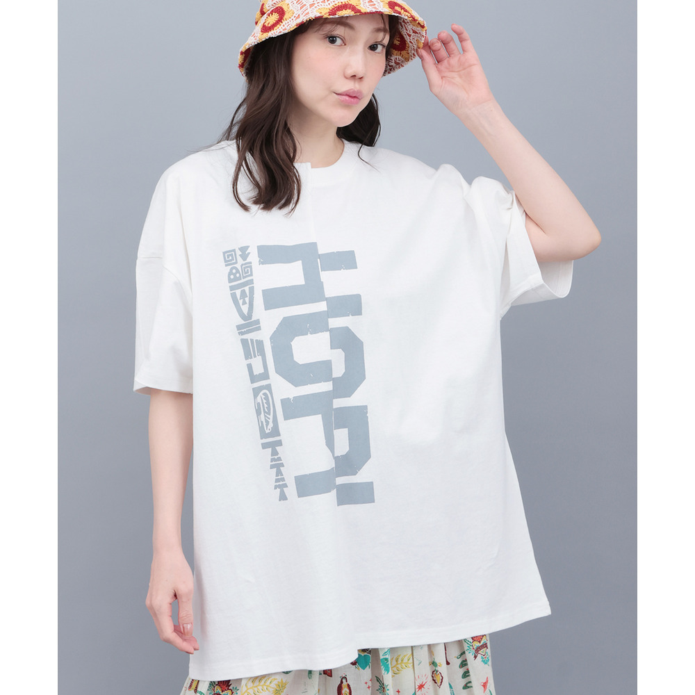 リメイクフロント切替Tシャツ