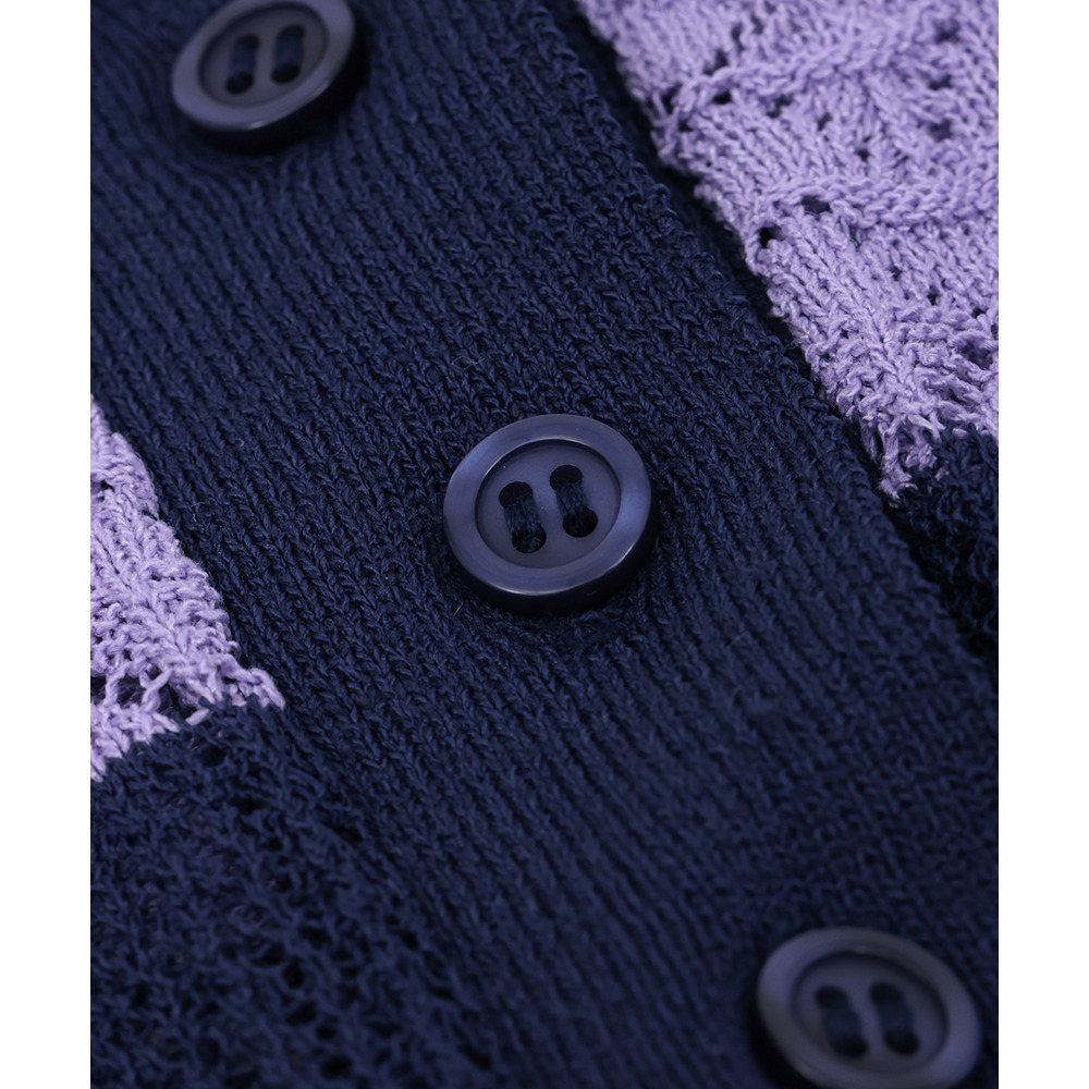 Orale! 透かし編みボーダーニットプルオーバー17