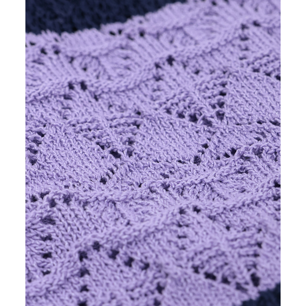 Orale! 透かし編みボーダーニットプルオーバー18