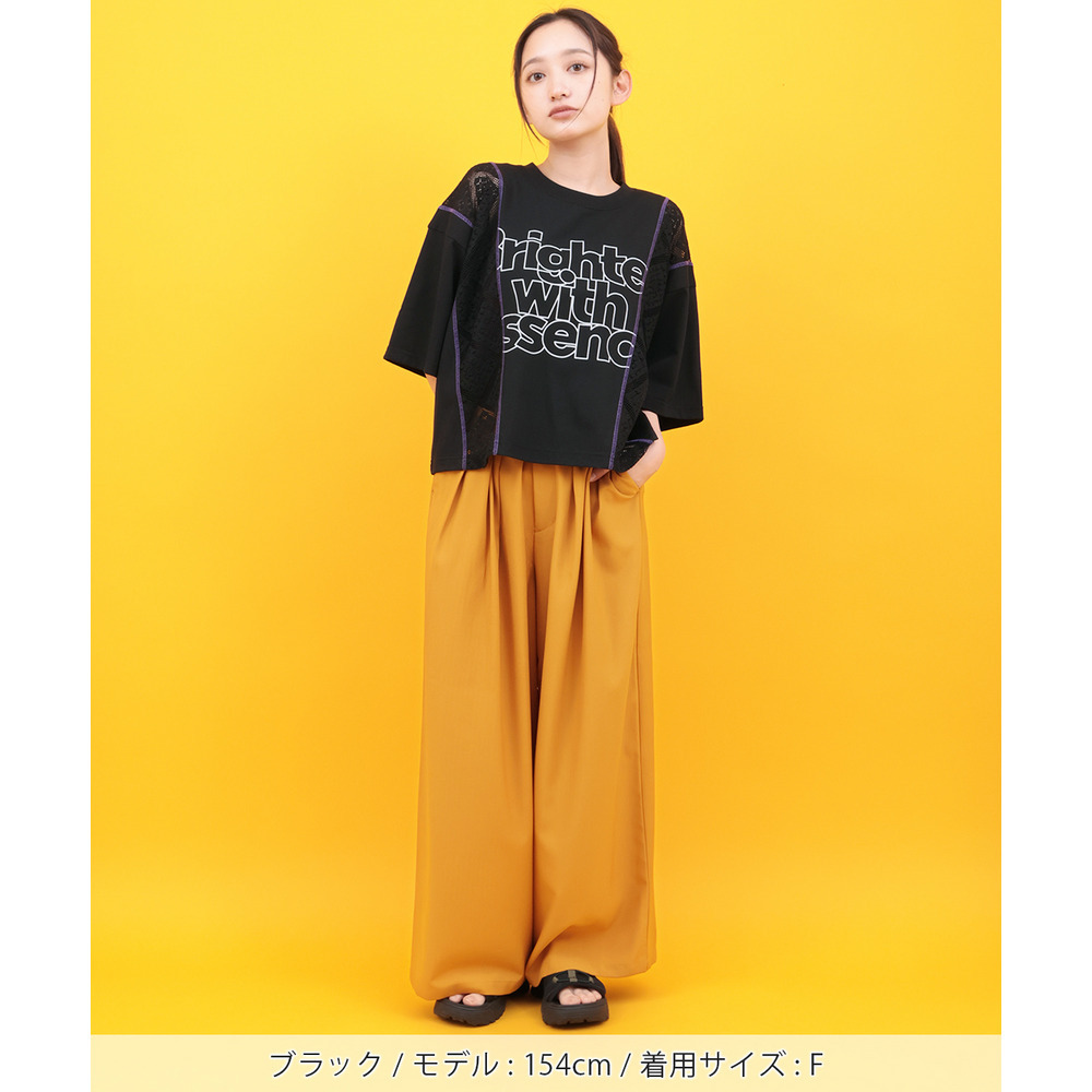 Orale! レースコンビプリントTシャツ3