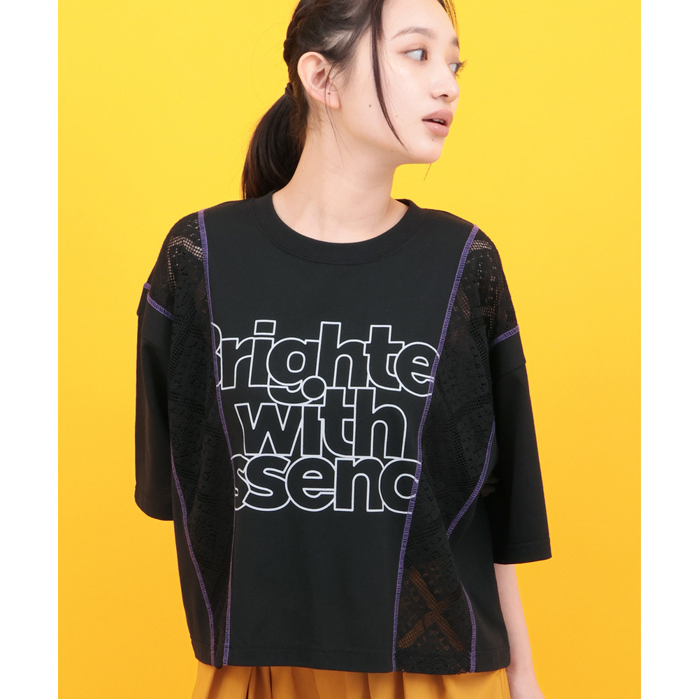 Orale! レースコンビプリントTシャツ4