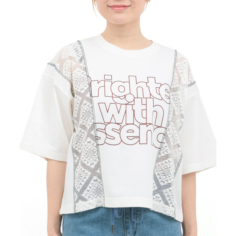 Orale! レースコンビプリントTシャツ5