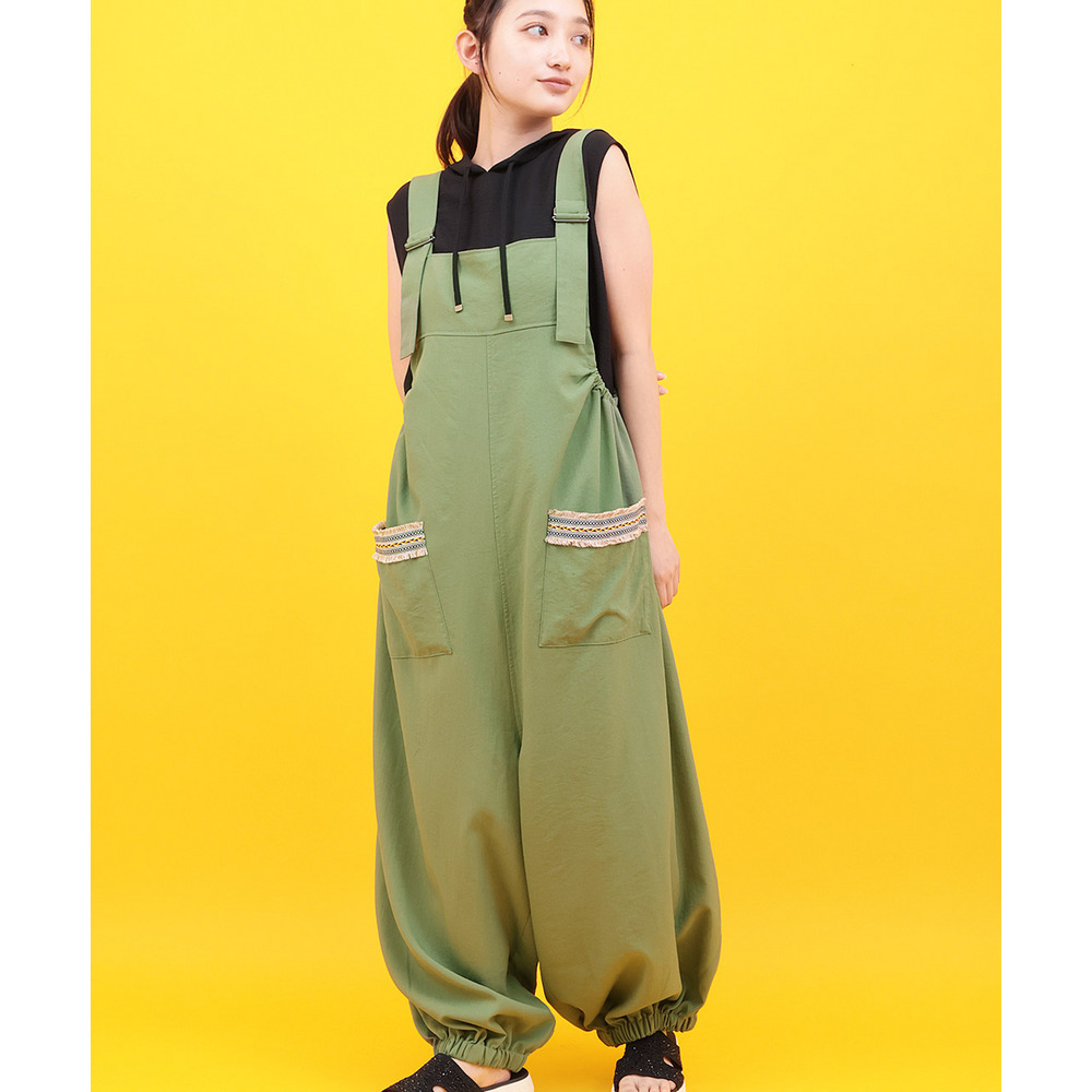 Orale! サルエル風サロペットパンツ1