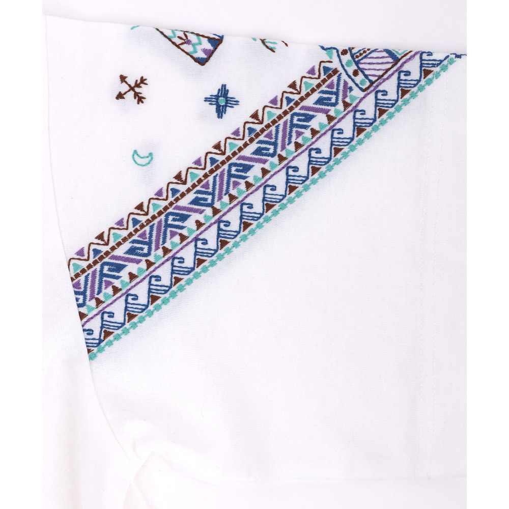 バンダナスリーブ刺繍Tシャツ17
