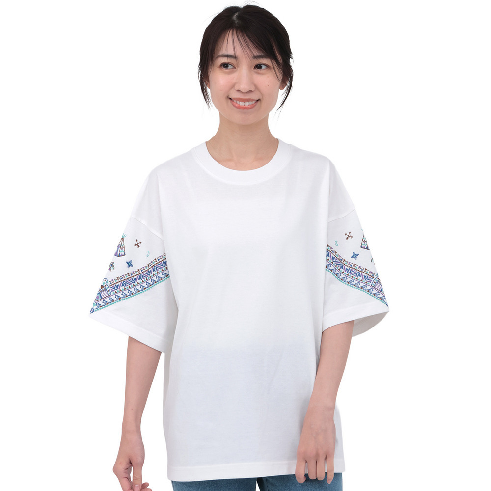 バンダナスリーブ刺繍Tシャツ9
