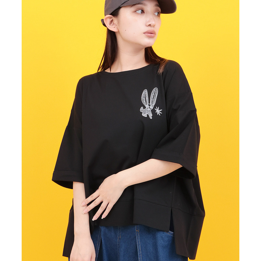 Orale! アレブリヘ刺繍ワイドTシャツ