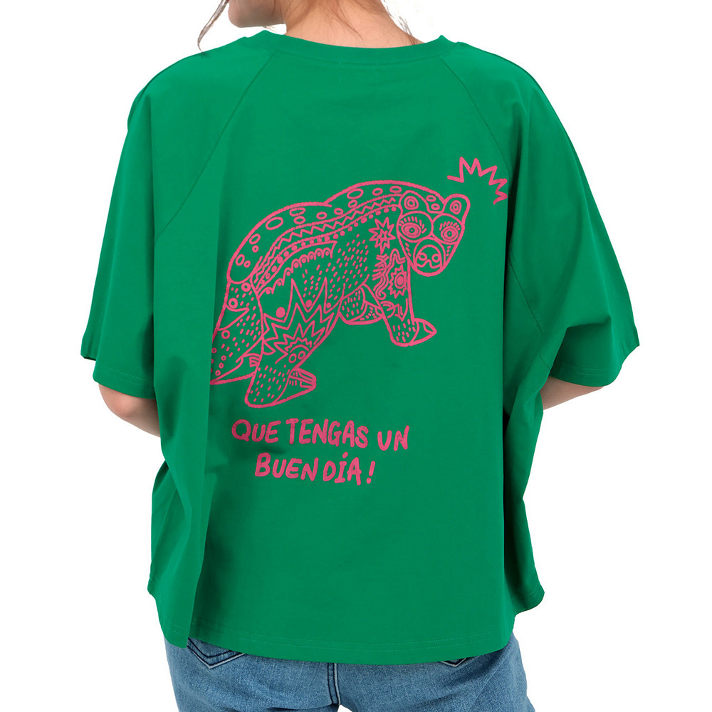 Orale! アレブリヘプリントドルマンTシャツ15