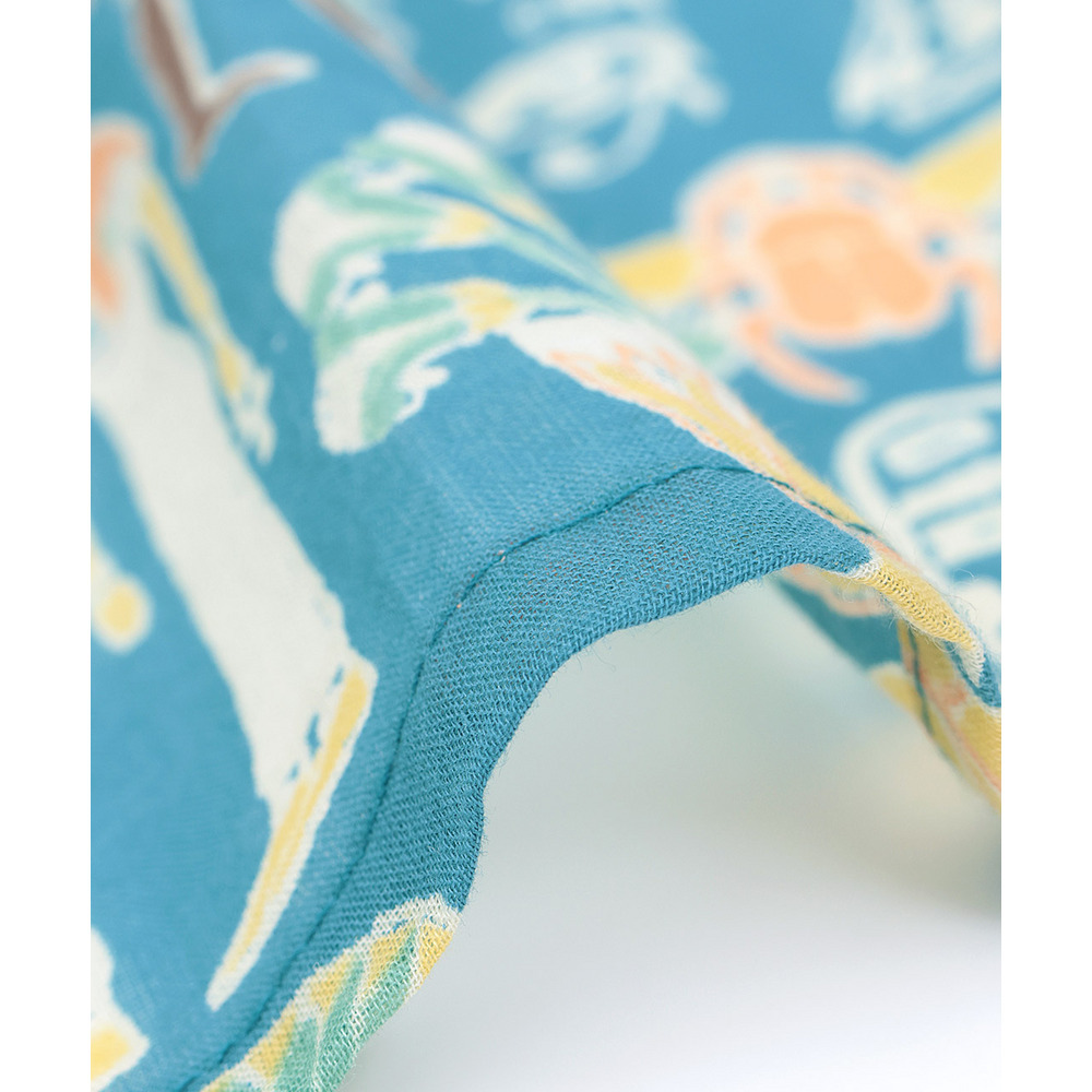 コットンボイルエジプト総柄ワンピース13