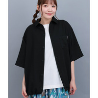 機能性シアサッカー半袖シャツ