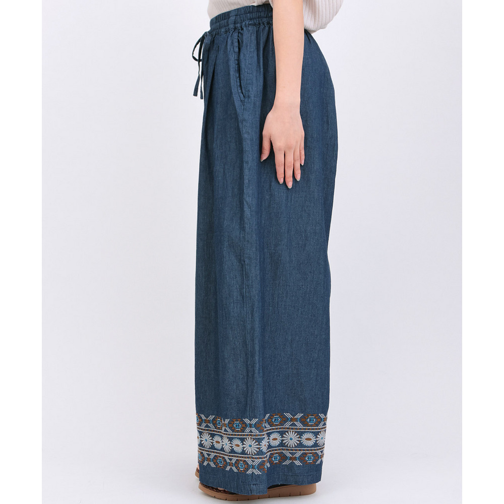 ネイティブシルバー刺繍パンツ10