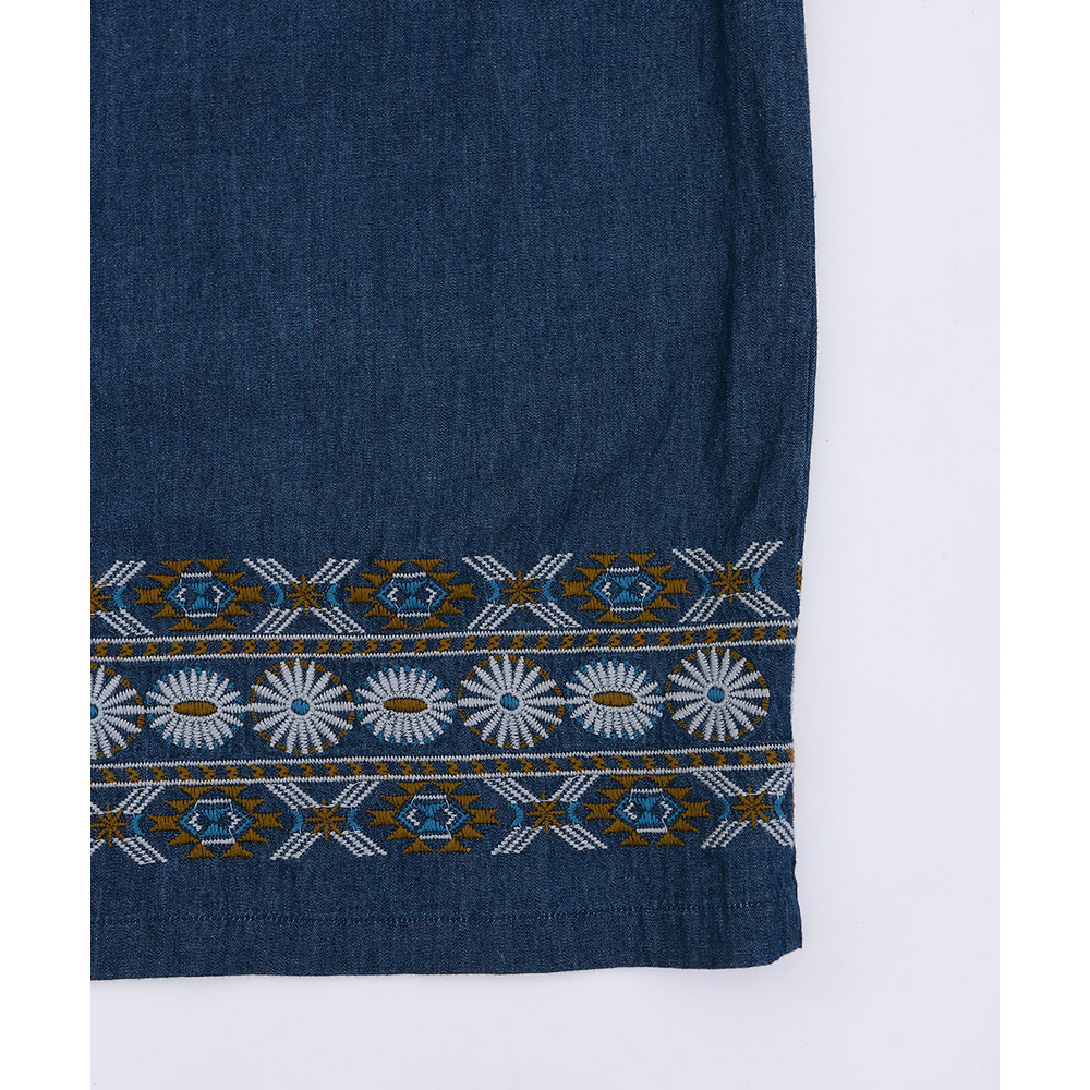 ネイティブシルバー刺繍パンツ16