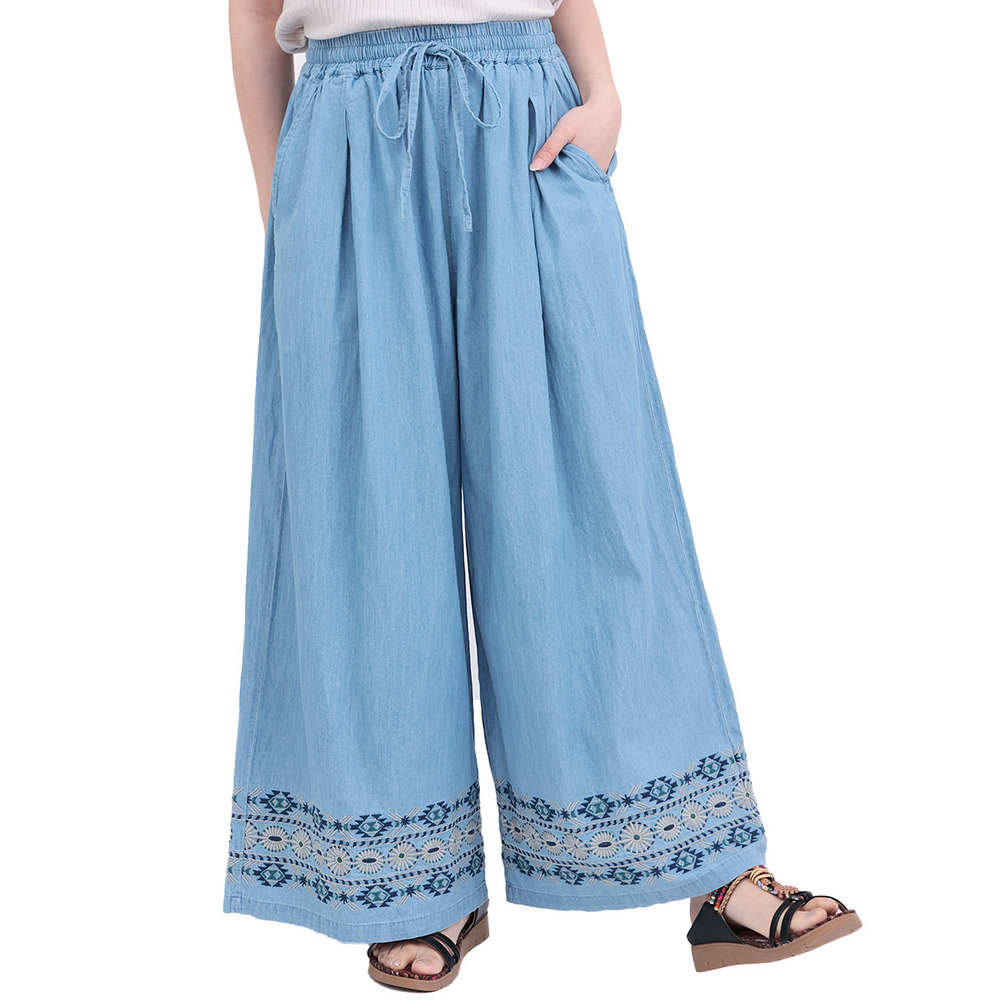 ネイティブシルバー刺繍パンツ7