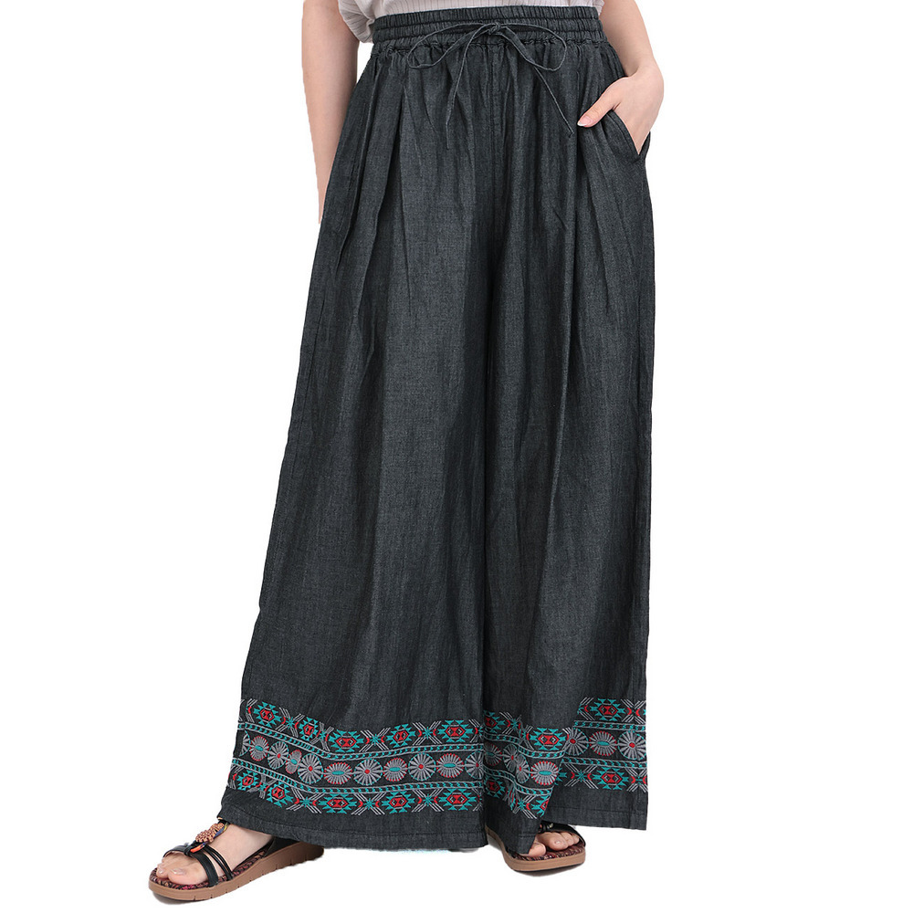 ネイティブシルバー刺繍パンツ9