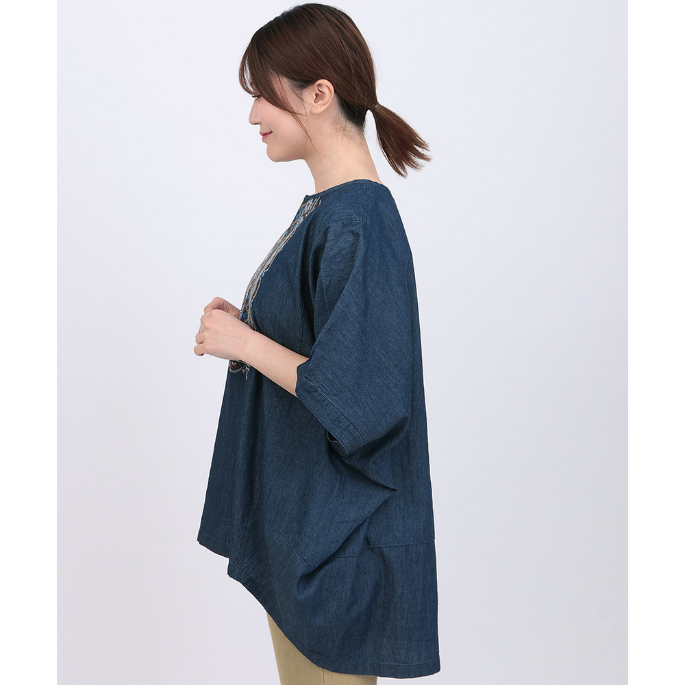 ネイティブシルバー刺繍プルオーバー11