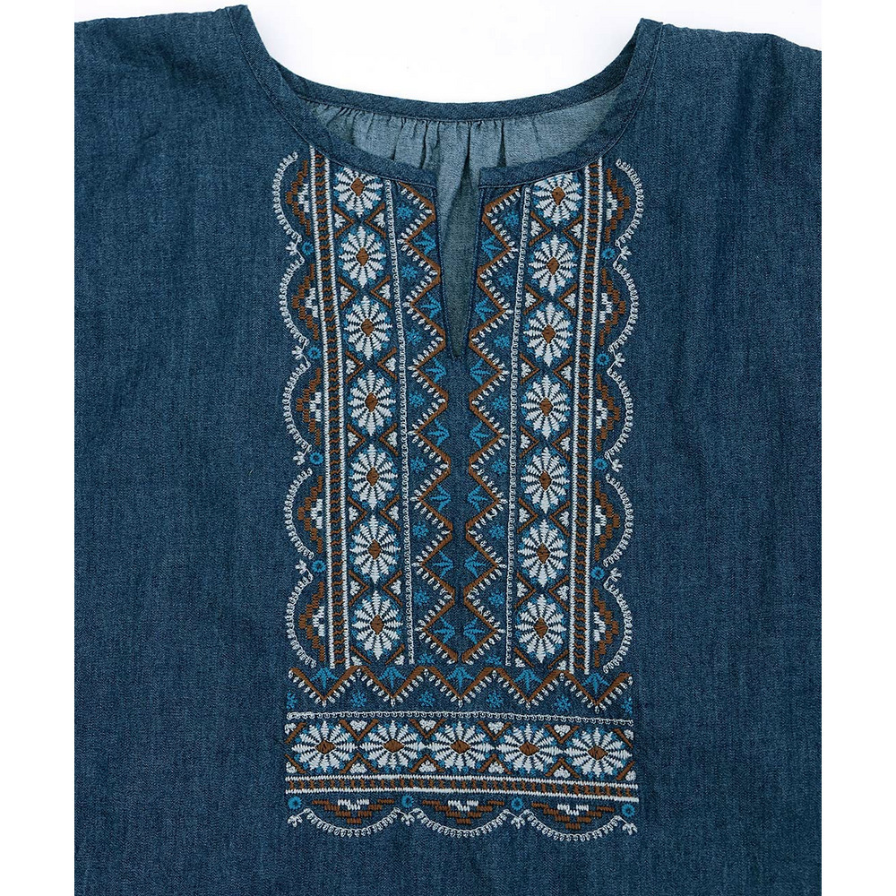 ネイティブシルバー刺繍プルオーバー17