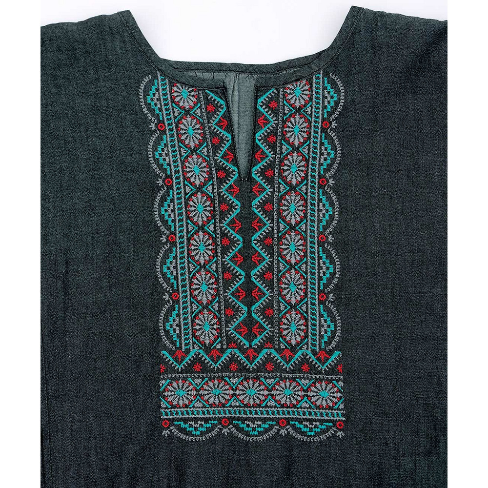 ネイティブシルバー刺繍プルオーバー18