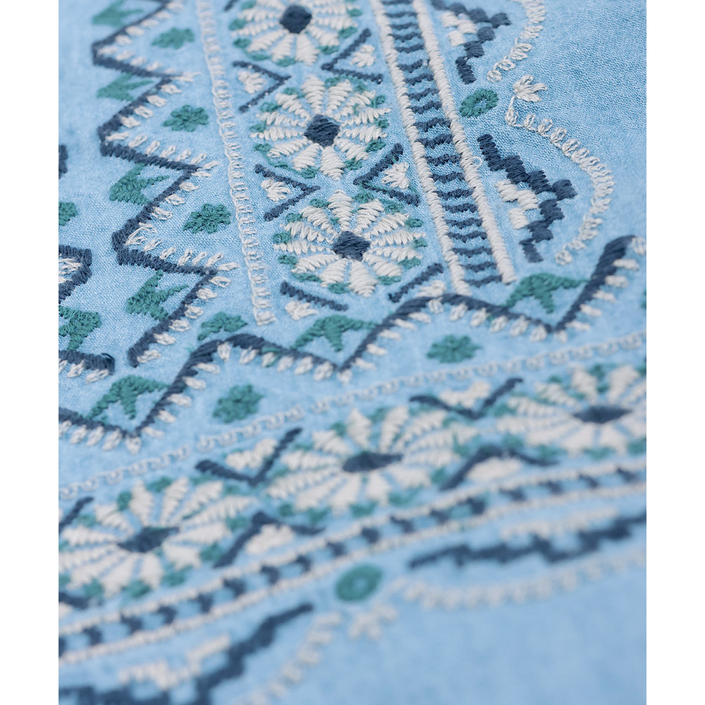 ネイティブシルバー刺繍プルオーバー19