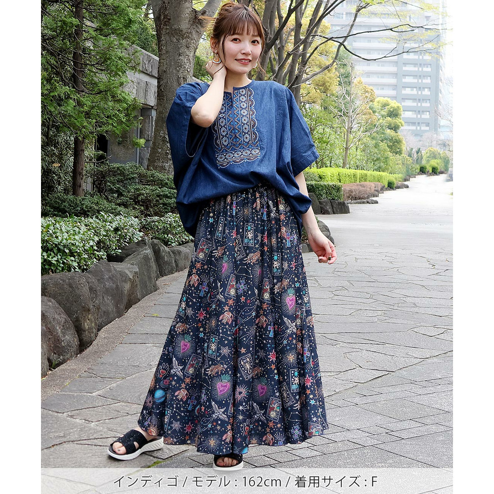 ネイティブシルバー刺繍プルオーバー3