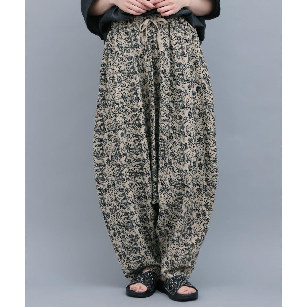 エスニック柄アソートサルエルパンツ