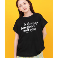 Orale! シアー天竺ロゴフレンチTシャツ