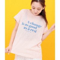 Orale! シアー天竺ロゴフレンチTシャツ