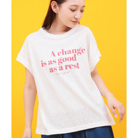 Orale! シアー天竺ロゴフレンチTシャツ
