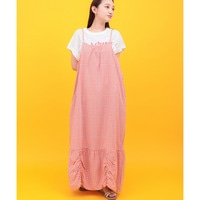 Orale! バブルヘムチェックキャミソールワンピース