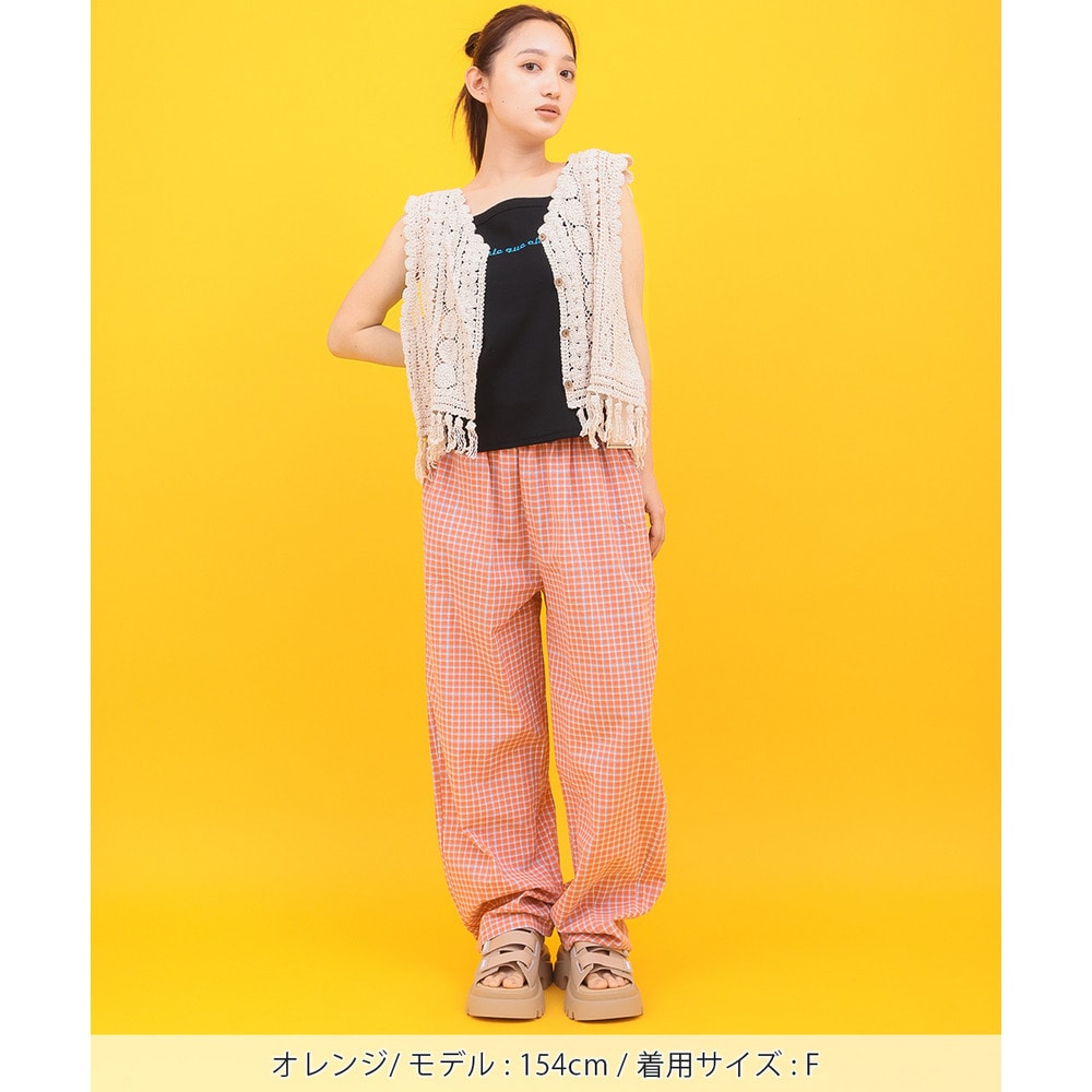 Orale! チェックコクーンパンツ3
