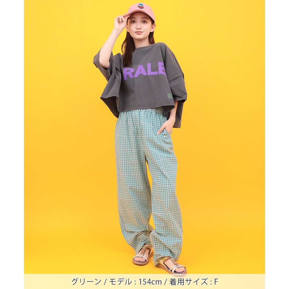 Orale! チェックコクーンパンツ5