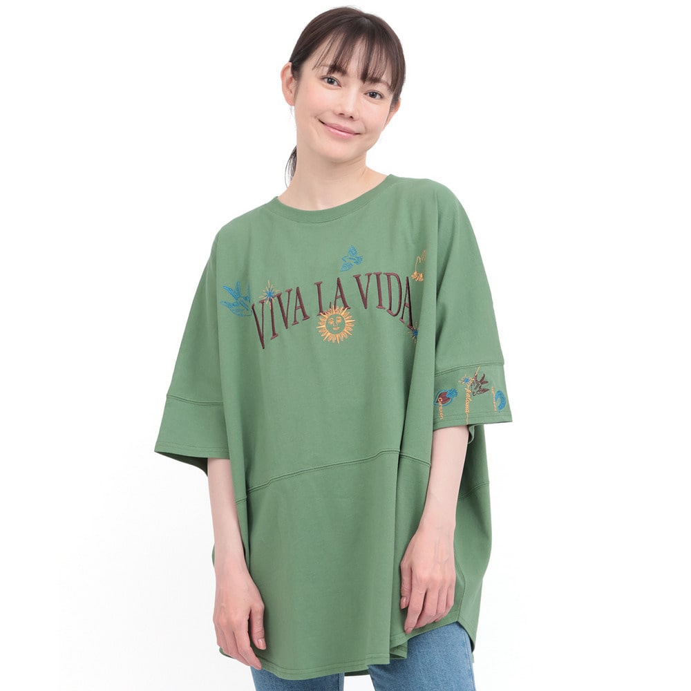 ミラグロ刺繍チュニックTシャツ11