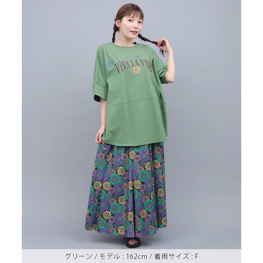 ミラグロ刺繍チュニックTシャツ5