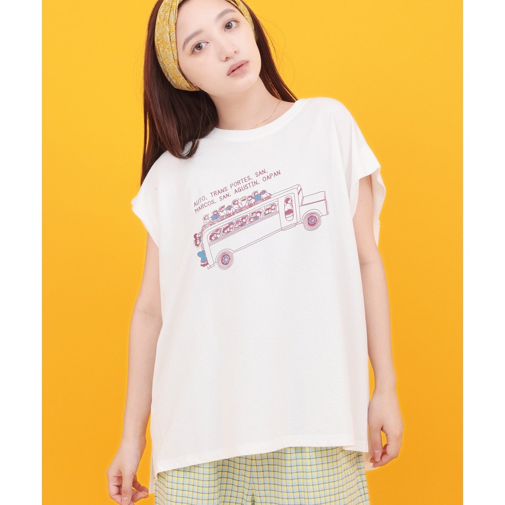 Orale! リネンタッチカラフルバスTシャツ