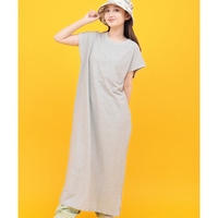 Orale! リネンタッチ箔ポイントワンピース