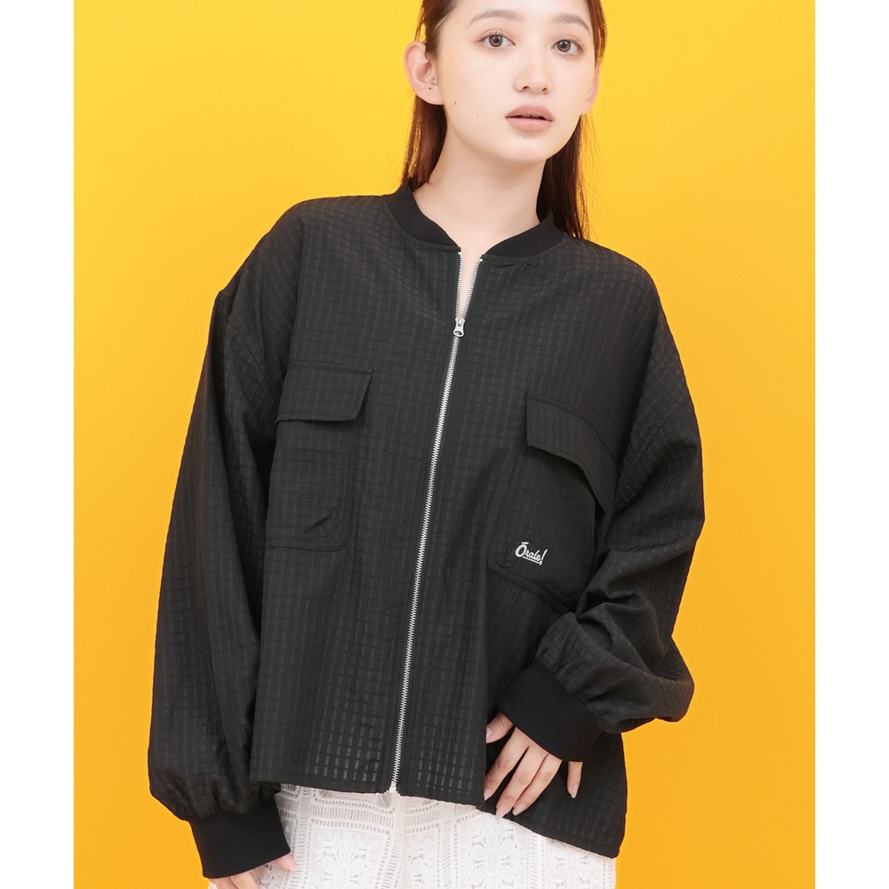 Orale! シアーチェックブルゾン
