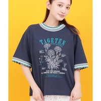 Orale! うねうねリンガーリブTシャツ