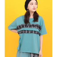 Orale! カラーチェックラインTシャツ