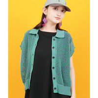 Orale! ポロ衿メッシュニットベスト