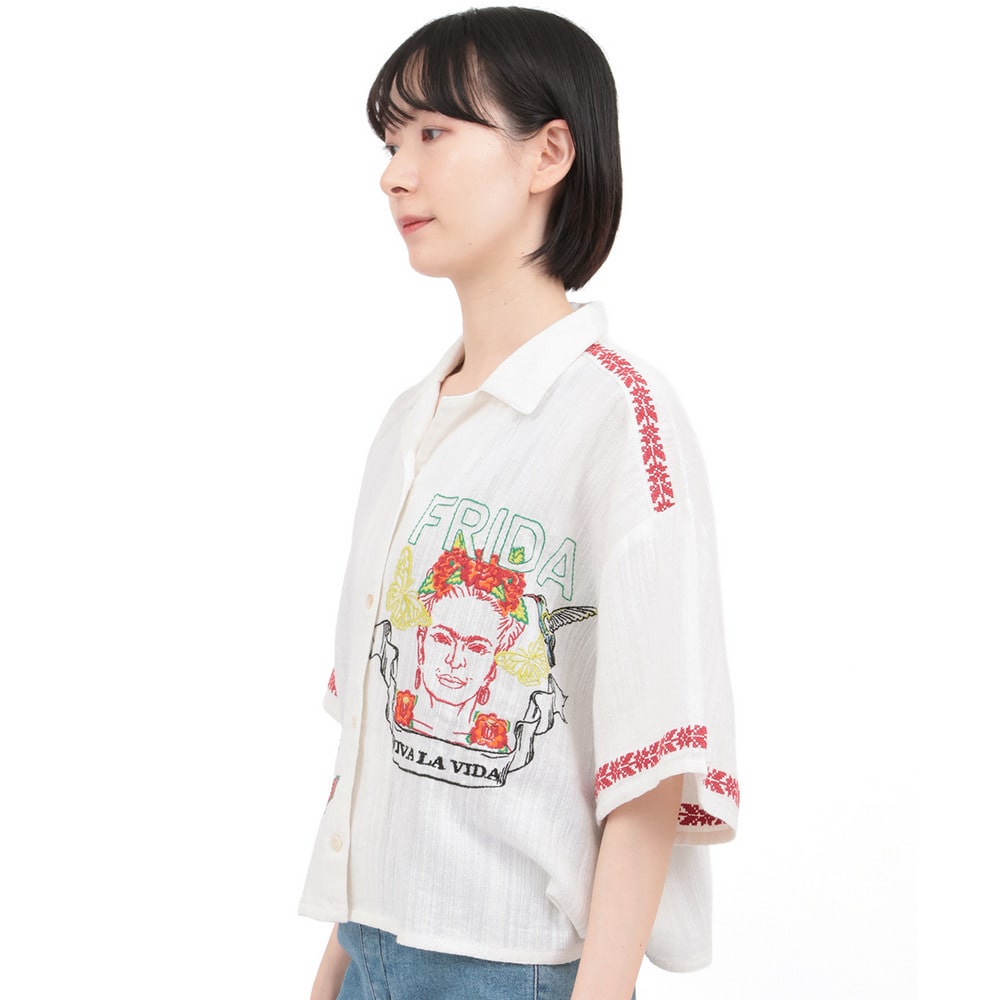 世界の偉人刺繍シャツ18