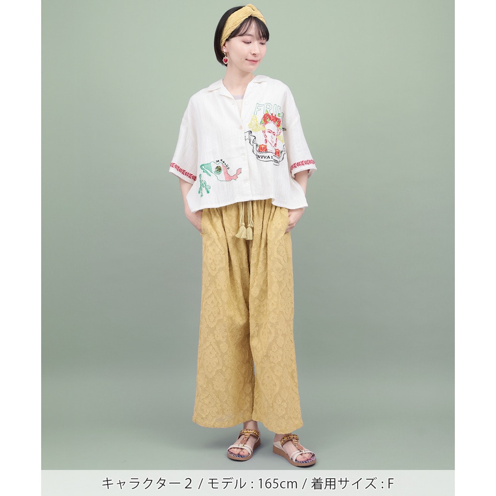 世界の偉人刺繍シャツ5