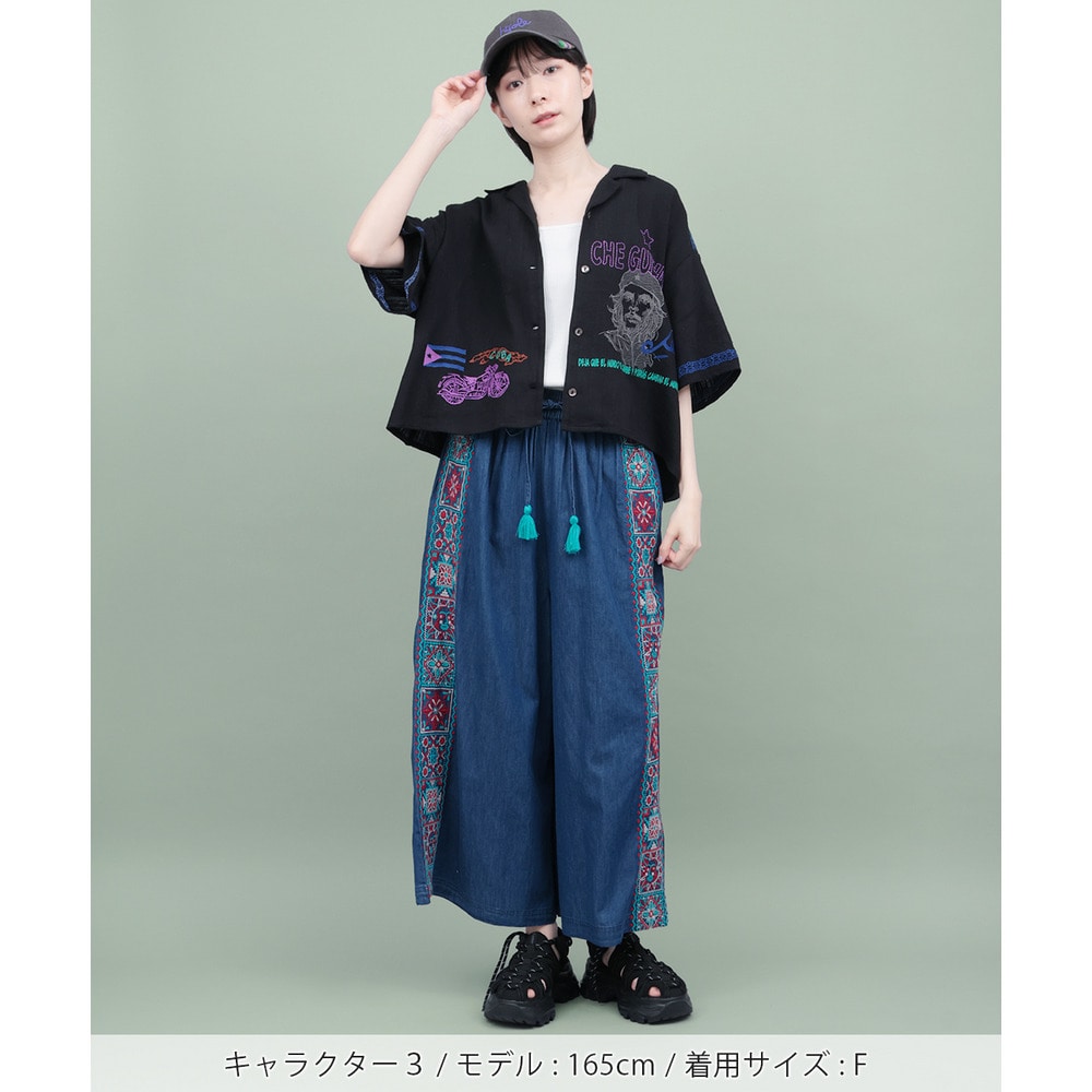 世界の偉人刺繍シャツ8