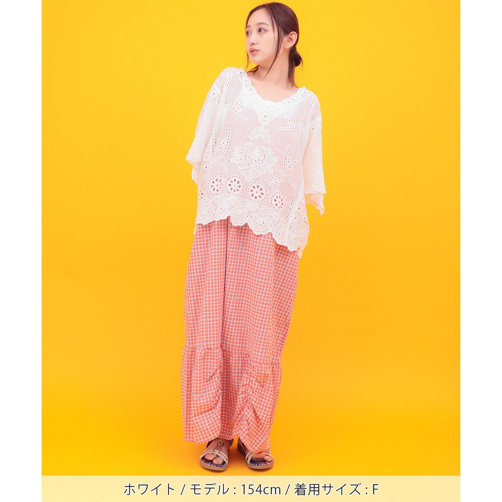 Orale! コットンレースブラウス1