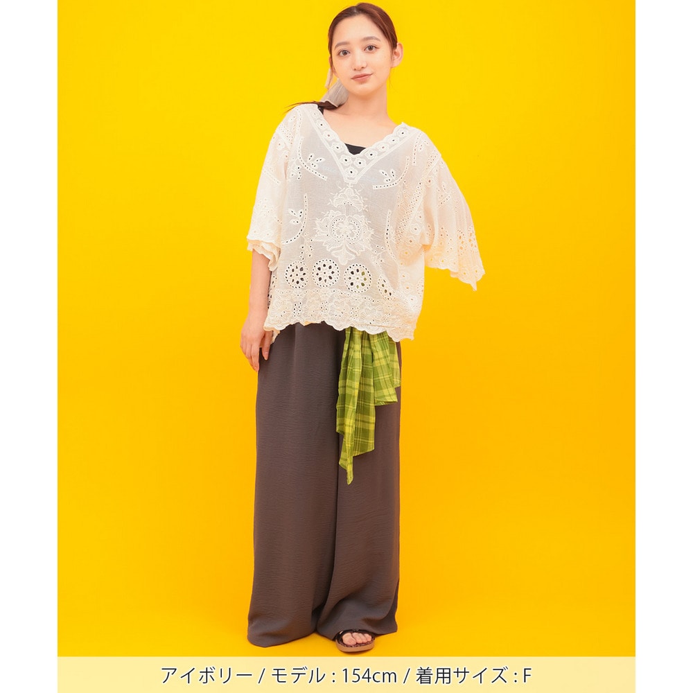 Orale! コットンレースブラウス3