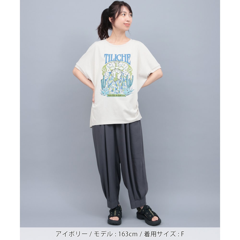 汗染み防止ティリチェプリントプルオーバー1